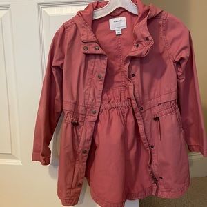 Old Navy light weight canvas girl’s jacket 10/12